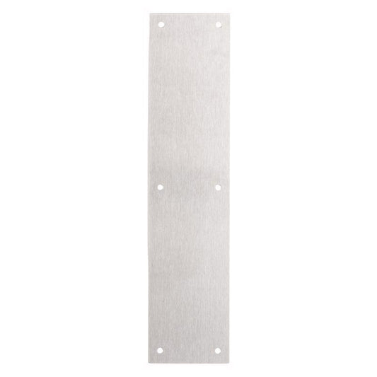 Brinks Commercial 15 in. L Stainless Steel Push Plate