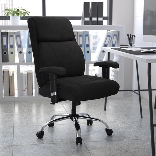 Flash Furniture Hercules Black Fabric Office Chair