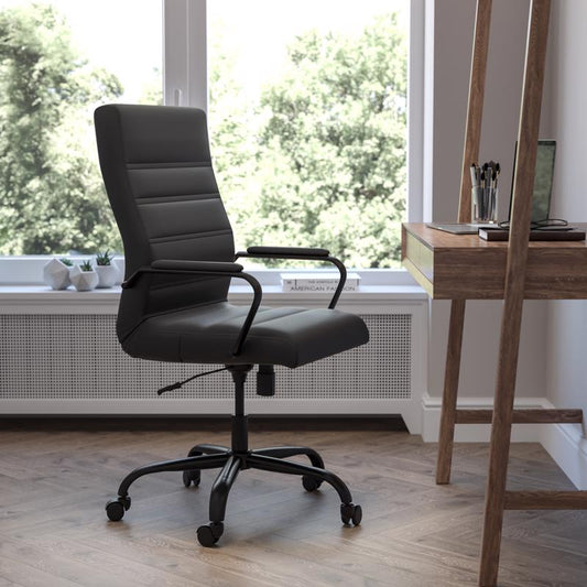 Flash Furniture Black Faux Leather Office Chair