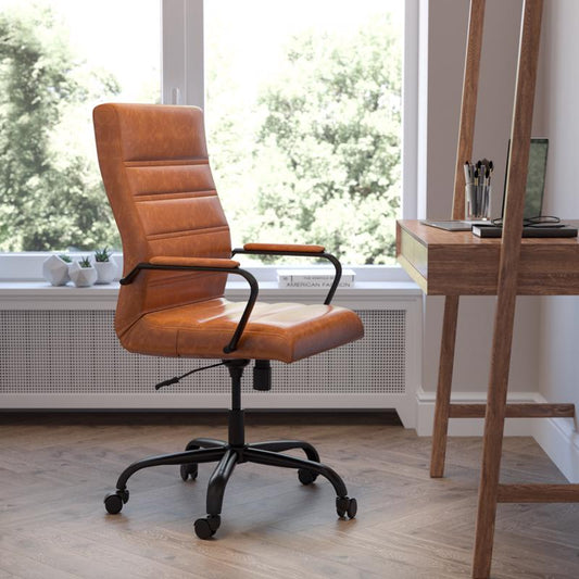 Flash Furniture Brown Faux Leather Office Chair