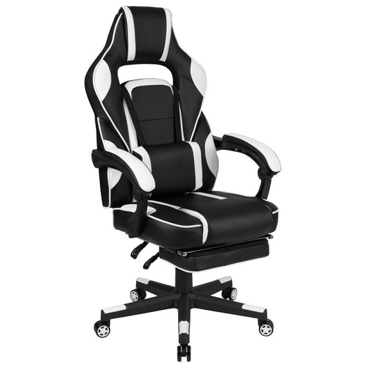 Flash Furniture X40 White Faux Leather Swivel Chair