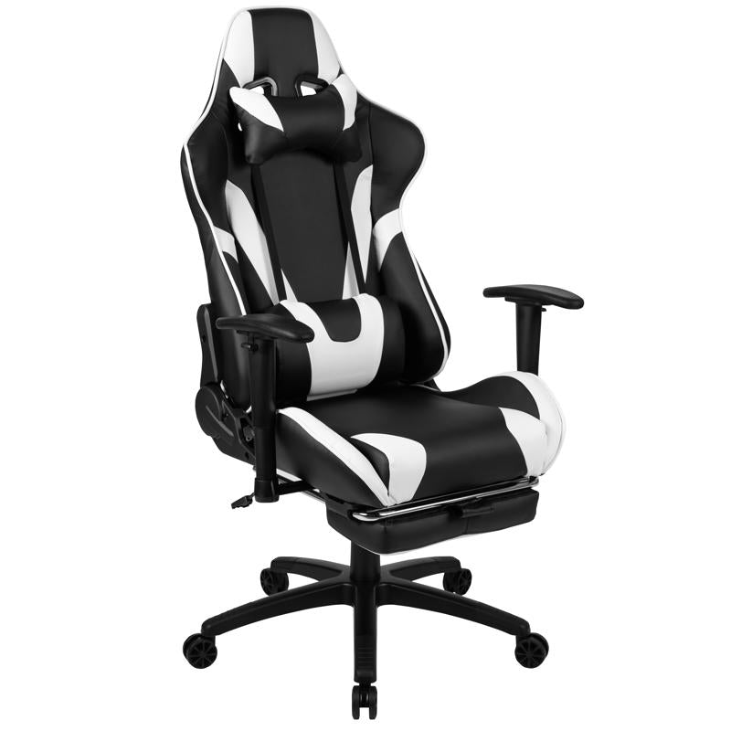 Flash Furniture X30 Black Faux Leather Swivel Chair