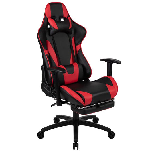 Flash Furniture X30 Red Faux Leather Swivel Chair