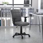 Flash Furniture Gray Vinyl Office Chair