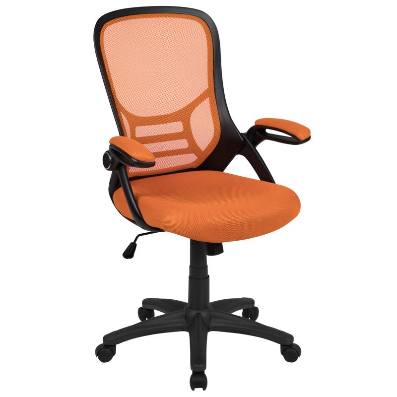 Flash Furniture Orange Swivel Chair