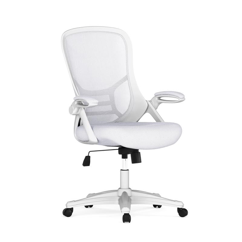 Flash Furniture White Swivel Chair