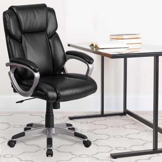 Flash Furniture Hercules Black Faux Leather Office Chair