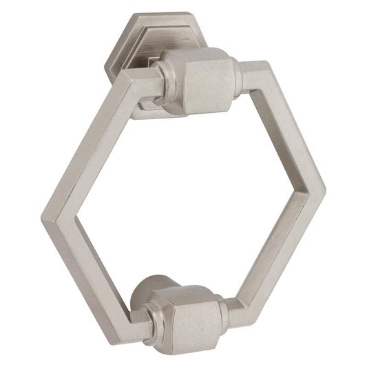 National Hardware Powell 4 in. L Satin Nickel Die Cast Zinc Door Knocker