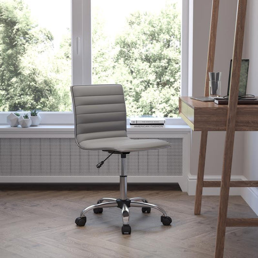 Flash Furniture Light Gray Vinyl Task Chair