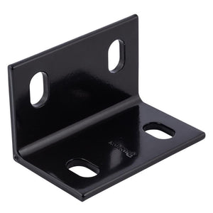 Hampton 4.62 in. H X 3 in. W X 1/4 in. D Black Steel Inside/Outside Brace 02-3405-428