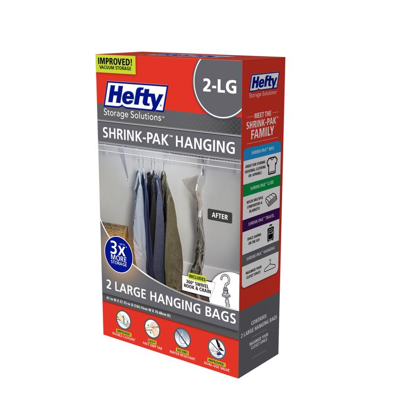 Hefty Shrink-Pak Vaccum Clear Vacuum Cube Storage Bags