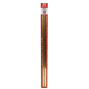 K&S .350 in. W X 12 in. L Oval Brass Tube 5094 1 pk