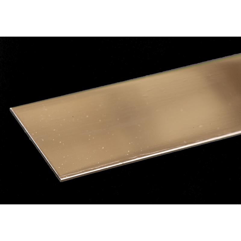 K&S 12 in. L X 1 in. W Stainless Steel Strip