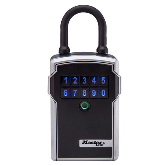 Master Lock 7-13/64 in. H X 3-1/4 in. W X 2-5/16 in. L Metal Resettable Bluetooth Lock Box