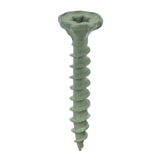 Backer-On No. 9 X 1-1/4 in. L Star Flat Head Serrated Cement Board Screws