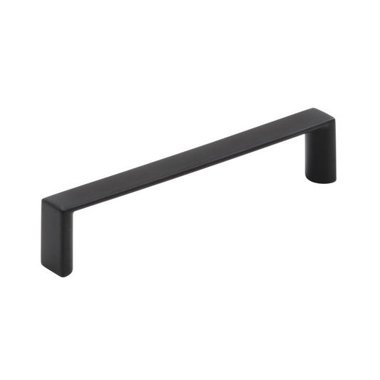 Amerock Contemporary Bar Cabinet Pull 3-3/4 in. Matte Black Black 6 pk