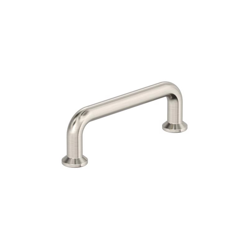 Amerock Contemporary Arch Cabinet Pull 3 in. Satin Nickel Silver 6 pk