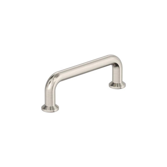 Amerock Contemporary Arch Cabinet Pull 3 in. Satin Nickel Silver 6 pk