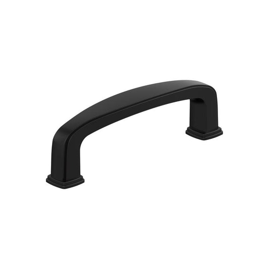 Amerock Everyday Heritage Traditional Arch Cabinet Pull 3 in. Matte Black Black 6 pk