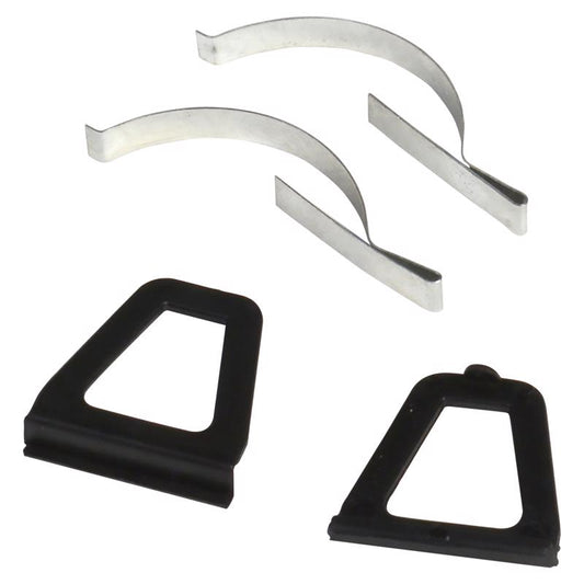 Phifer Wire Black Aluminum 3 in. W X 6 in. L Pull Tab with Corner Springs 2 pk