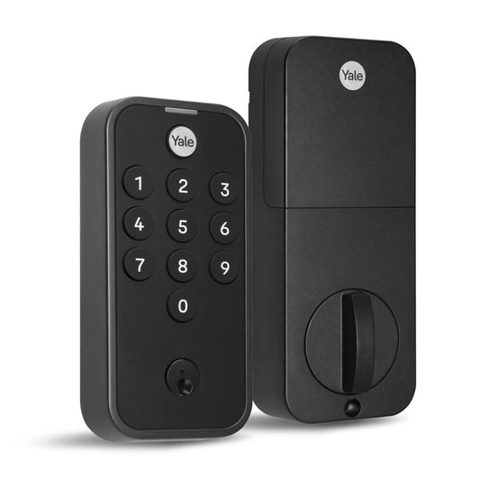Yale Code Matte Black Metal Electronic Deadbolt