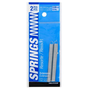 HILLMAN 3 in. L X 5/16 in. D Extension Spring 543003 2 pk