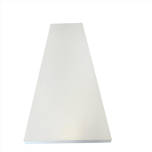 ATC 5/8 in. H X 12 in. W X 48 in. D White Wood Shelf Board