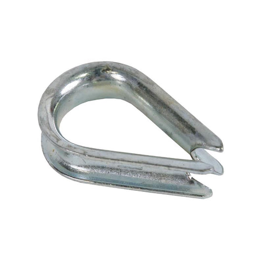 Koch Industries Zinc-Plated Steel 1/2 in. D Wire Rope Thimble