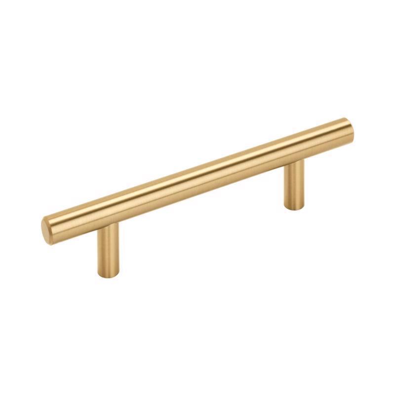 Amerock Contemporary Bar Cabinet Pull 3-3/4 in. Champagne Bronze Gold 1 pk