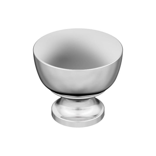 Amerock Chalice Transitional Round Cabinet Knob 1.25 in. D 1.25 in. Polished Chrome 1 pk