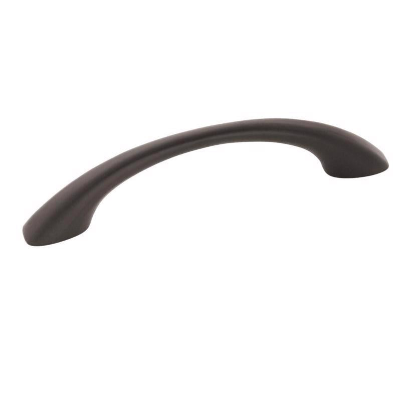 Amerock Contemporary Arch Cabinet Pull 3-3/4 in. Matte Black Black 1 pk