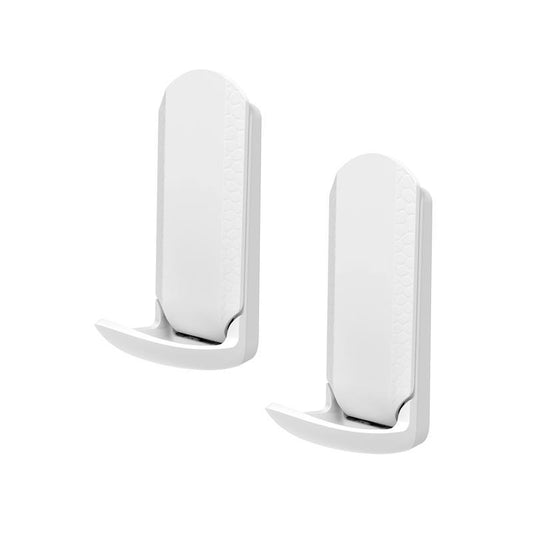 Gator Magnetics MINI White Metal/Steel Magnetic Hooks 15 lb. cap. 2 pk