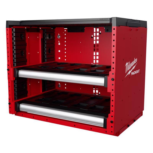 Milwaukee Packout 22 in. H X 27.3 in. W X 21 in. D Steel Rack Drawer