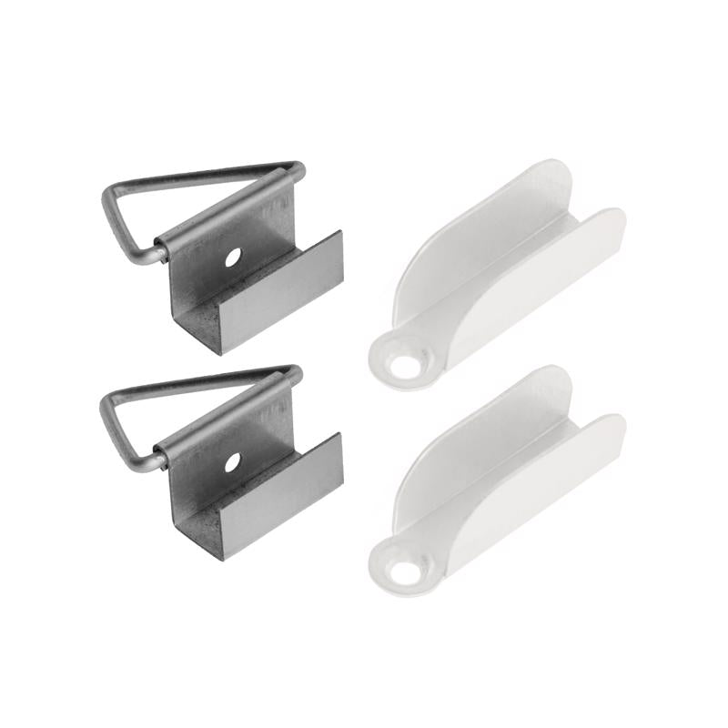 M-D Building Products Aluminum 3/8 in. W X 1-1/2 in. L Screen Top Hanger 1 pk