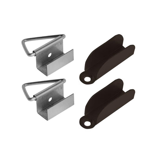M-D Building Products Aluminum 3/8 in. W X 1-1/2 in. L Screen Top Hanger 1 pk