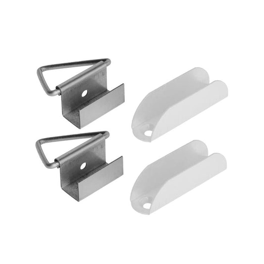 M-D Building Products Aluminum 7/16 in. W X 1-1/2 in. L Screen Top Hanger 2 pk