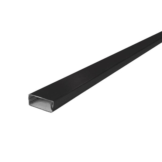 M-D Building Products Matte Black Aluminum 5/8 in. W X 72 in. L Screen Frame 1 pk