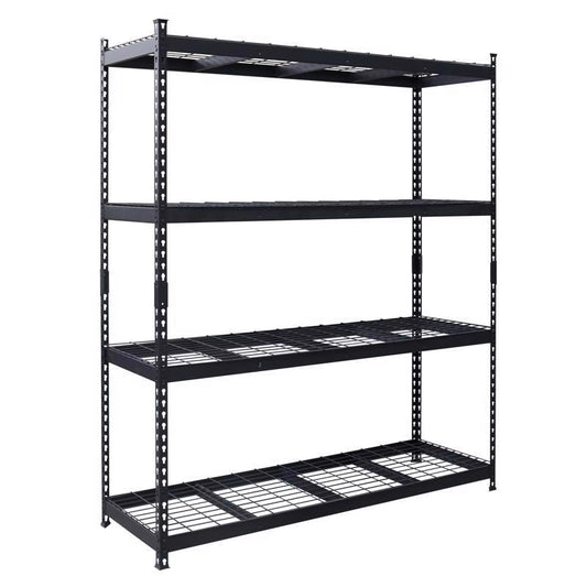 Ar Shelving HD Metal Shelf 72 in. H X 60 in. W X 20 in. D Steel 4-Tier Shelving Unit
