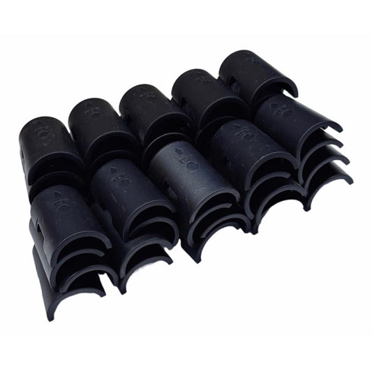 ATC 20pk 2 in. H X 1 in. W X 1 in. D Plastic Replacement Shelf Sleeves
