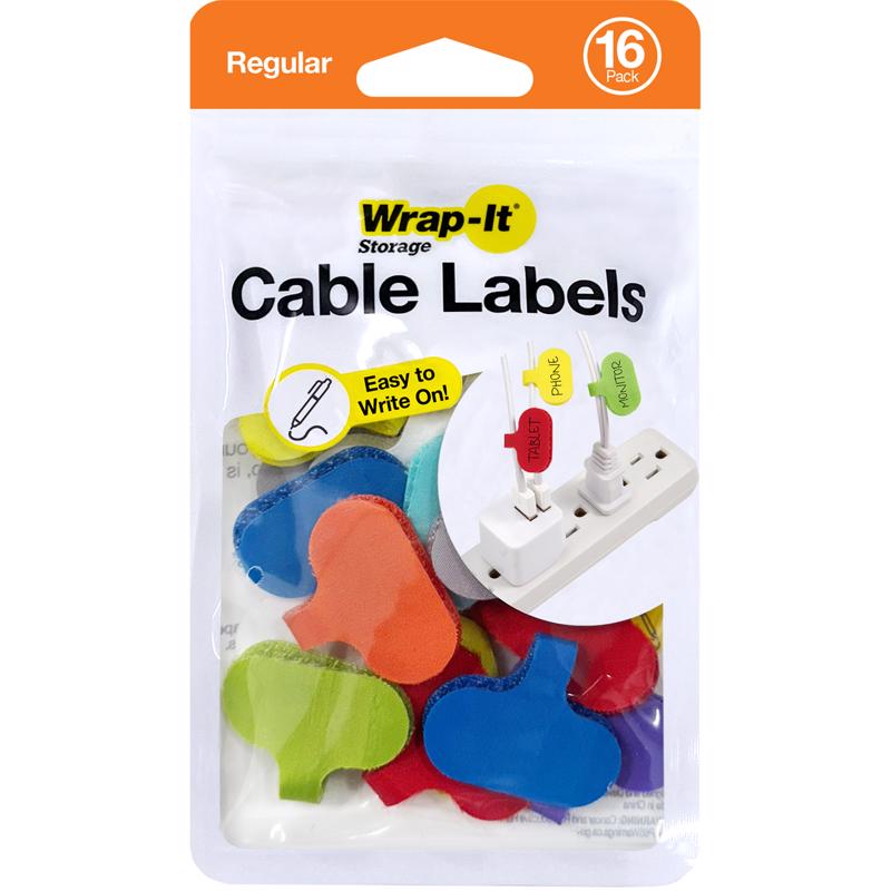 Wrap-It Assorted Polyethylene Cable Labels