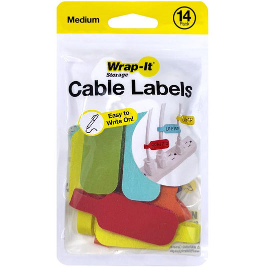 Wrap-It Assorted Polyethylene Cable Labels