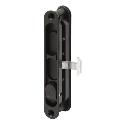 Prime-Line 5.6875 in. L Black Metal Sliding Door Edge Pull
