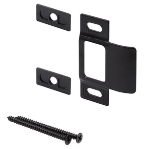 Prime-Line Black Metal Door Strike U 94868 1 pc