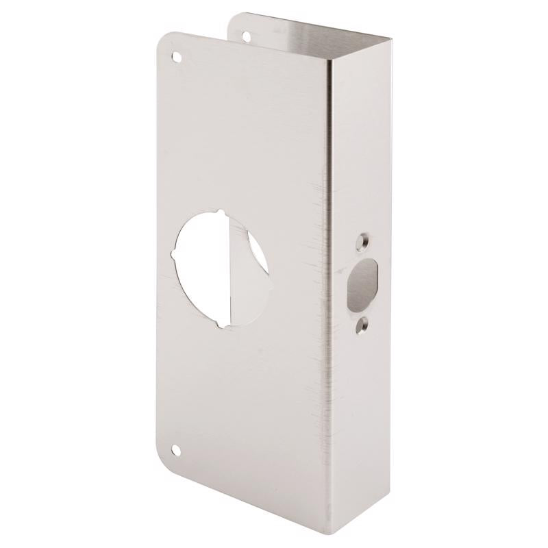 Prime-Line 9 in. H X 3.88 in. L Stainless Steel Door Reinforcer
