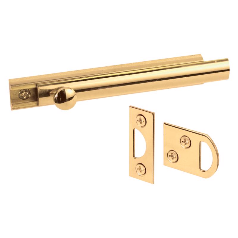 Prime-Line Solid Brass Surface Bolt
