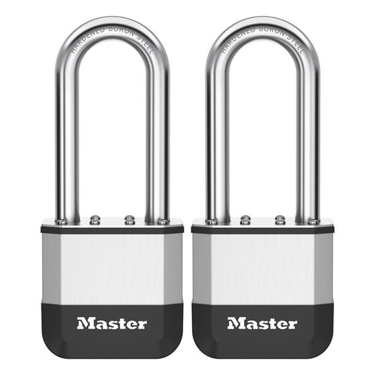 Master Lock Elite 2 in. W X 4.75 in. L Laminated Steel 5-Pin Cylinder Padlock