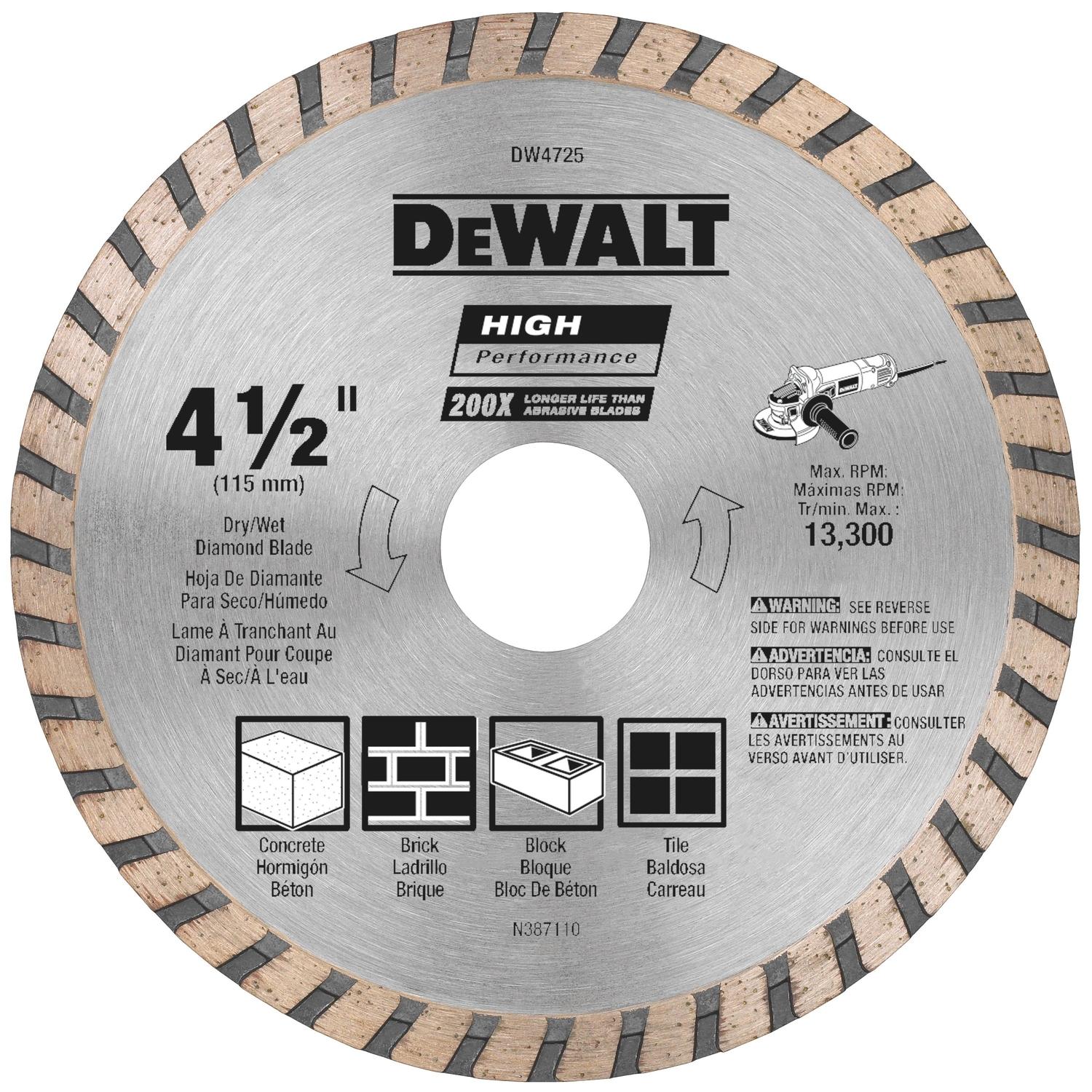 Dw Turbo Diamond Bl 4.5"