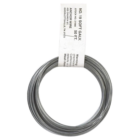 HILLMAN 50 ft. L Galvanized Steel 19 Ga. Mechanics Wire
