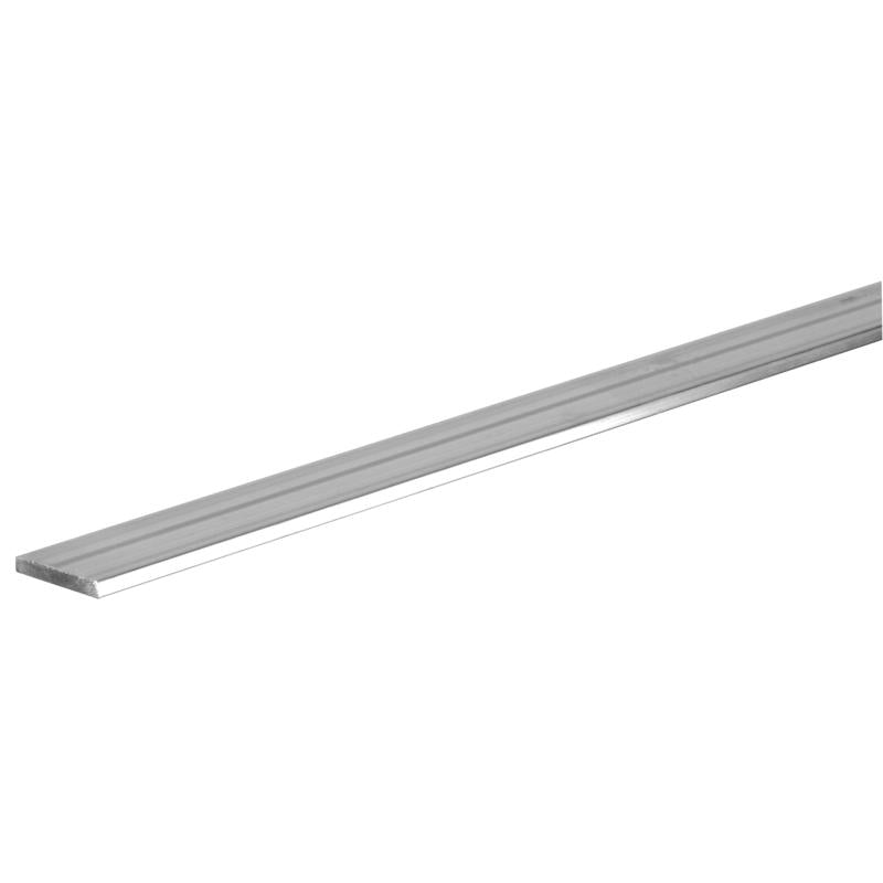 SteelWorks 0.125 in. X 0.75 in. W X 4 ft. L Weldable Aluminum Flat Bar 1 pk