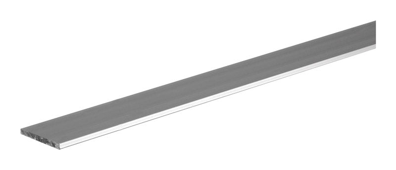 SteelWorks 0.125 in. X 1 in. W X 4 ft. L Weldable Aluminum Flat Bar 1 pk